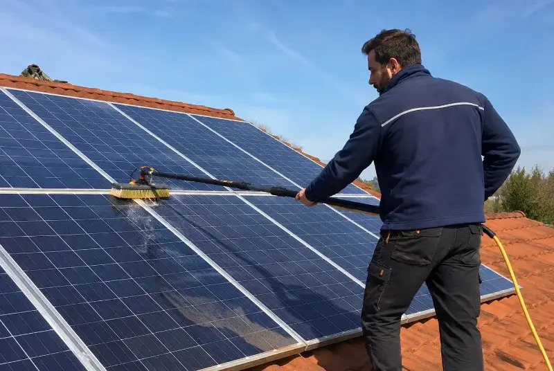 Nettoyage et entretien de panneaux solaires à Amailloux