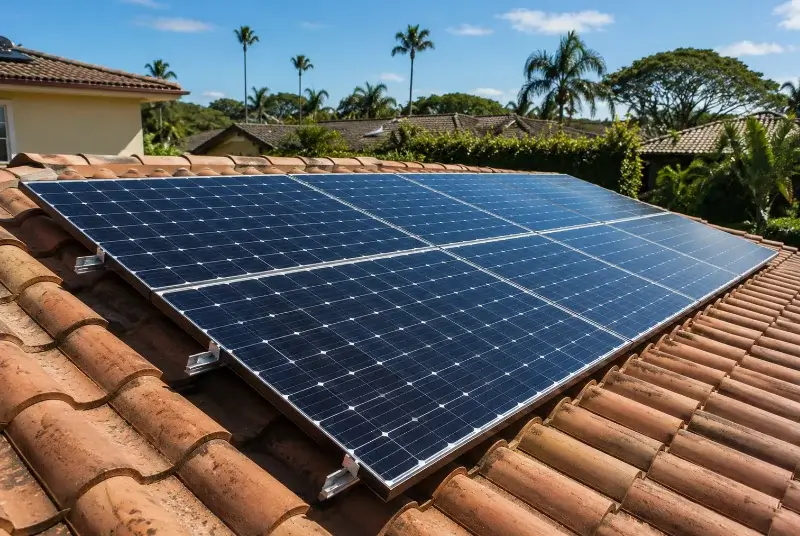 Installation de panneaux solaires à Amailloux